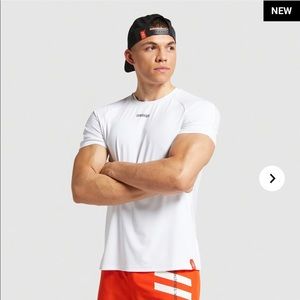 Gymshark x Steve Cook: Short Sleeve white tee